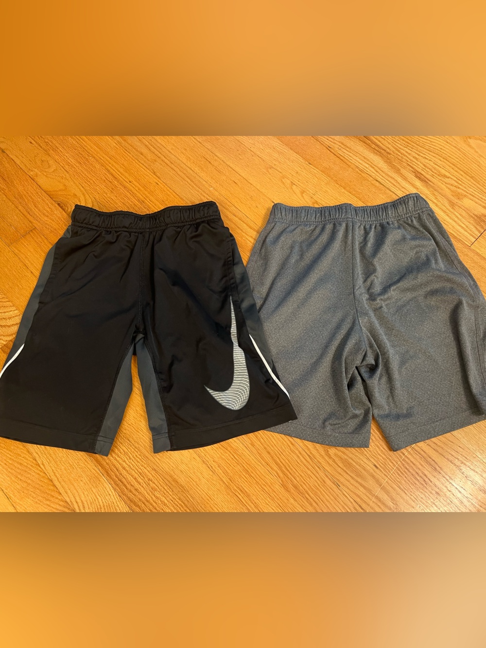 Nike Black and Gray Boys' Athletic Shorts 2-Pack